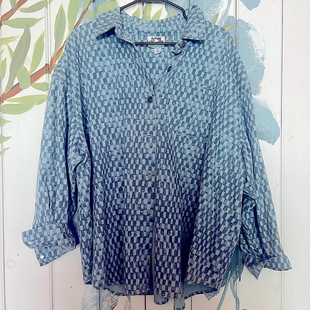 Future Collective Shacket never worn! Great for layering and a fashion statement